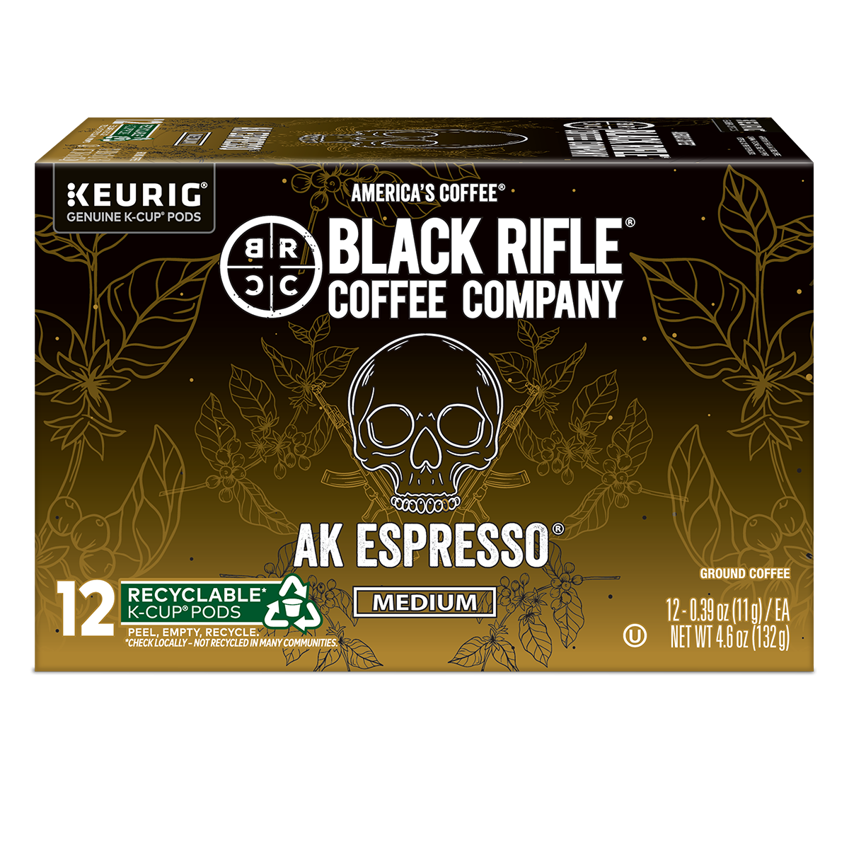 AK-Espresso Espresso Blend Coffee Rounds