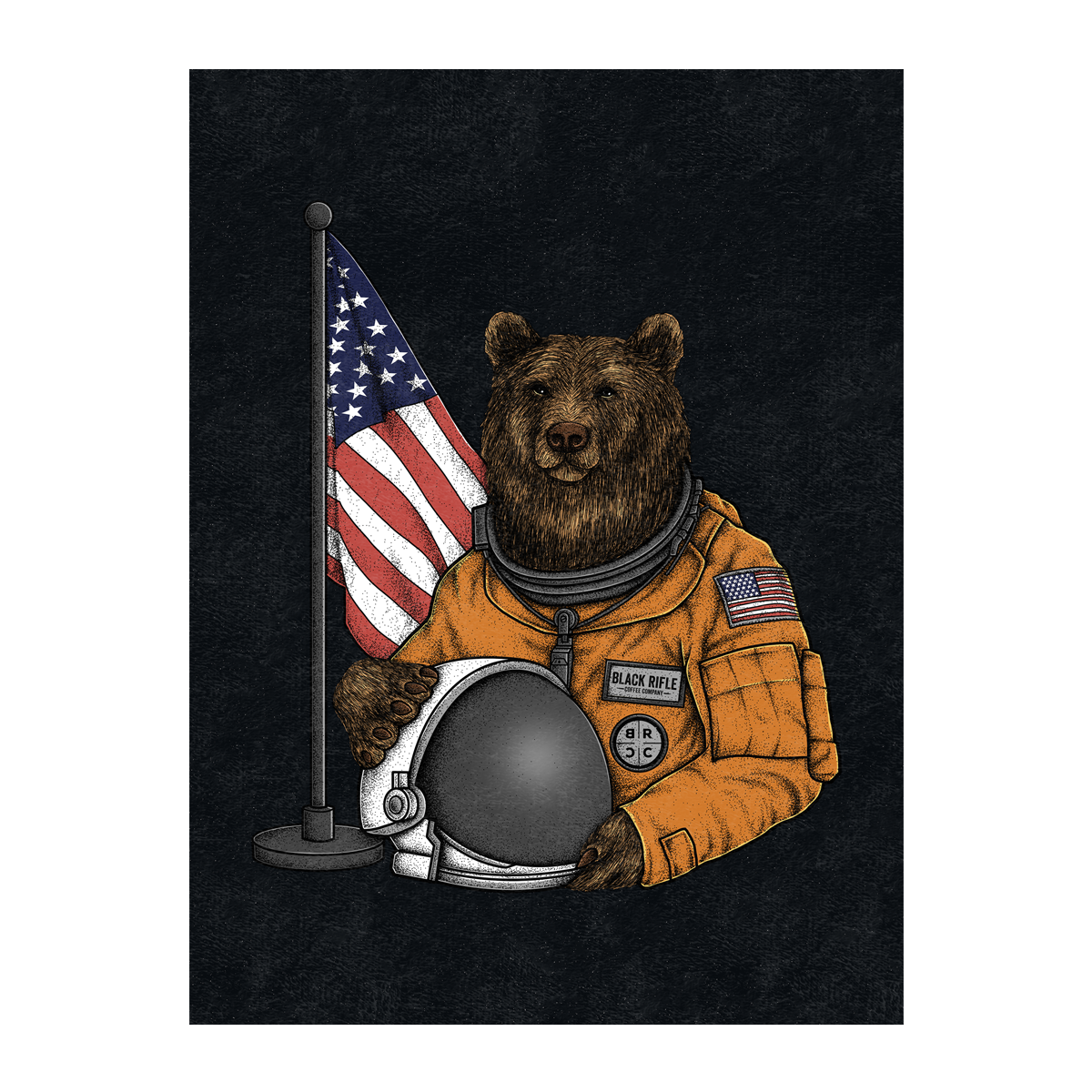 Space Bear Blanket