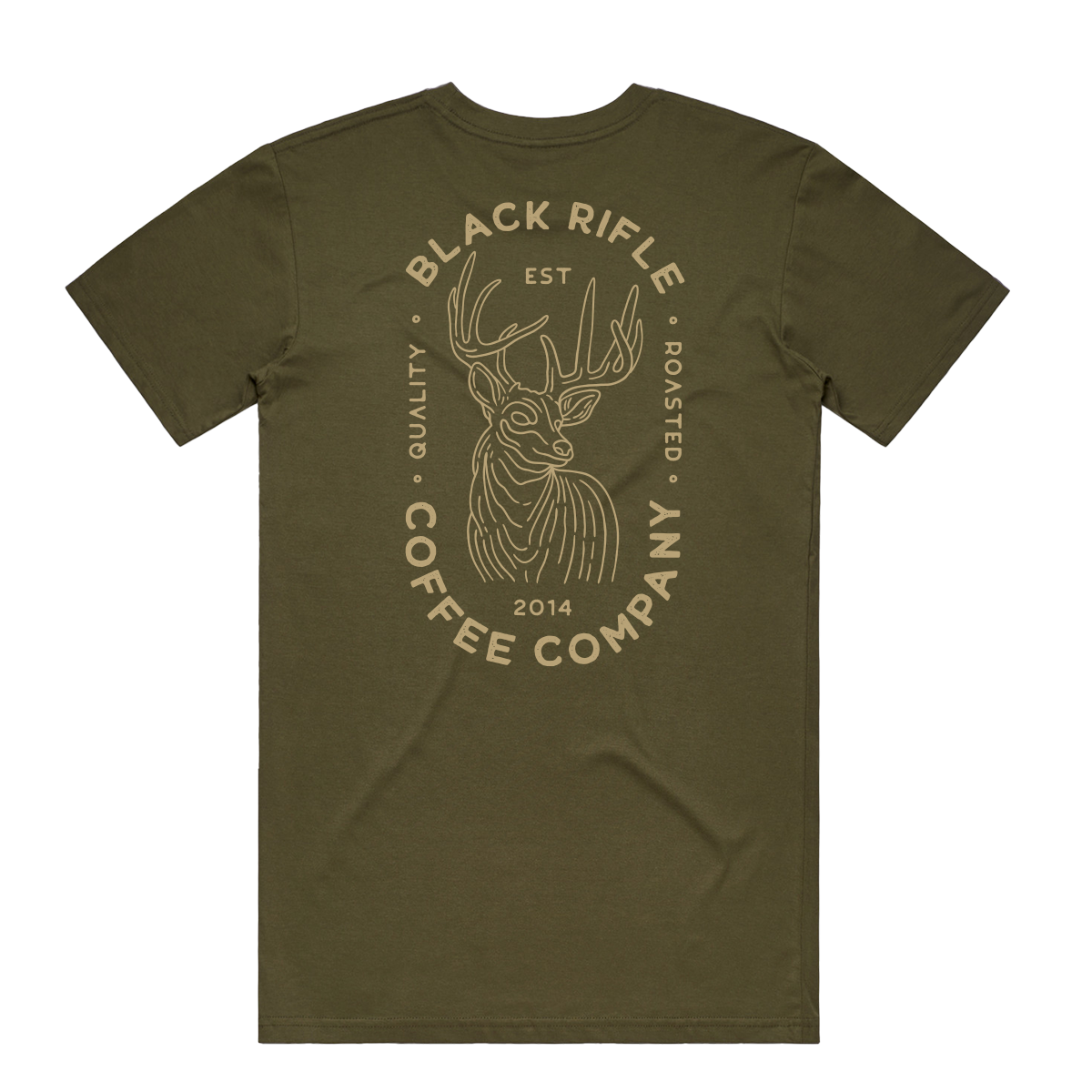 Deer Camp Men's Bamboo Viscose/Organic Cotton Short Sleeve Graphic T-Shirt