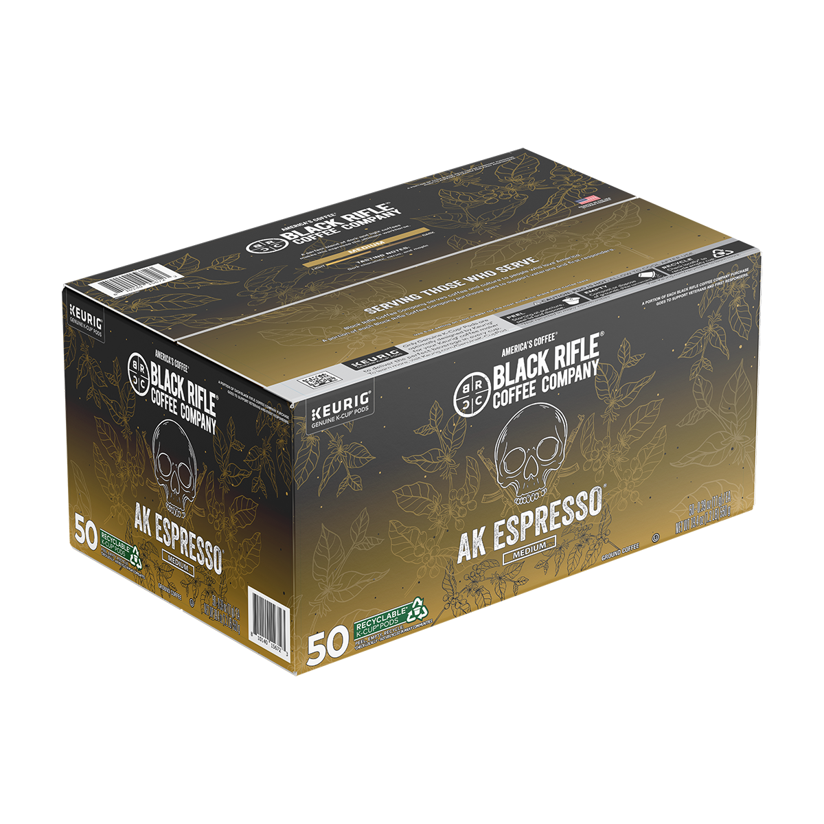 AK-Espresso Coffee Rounds - 50CT