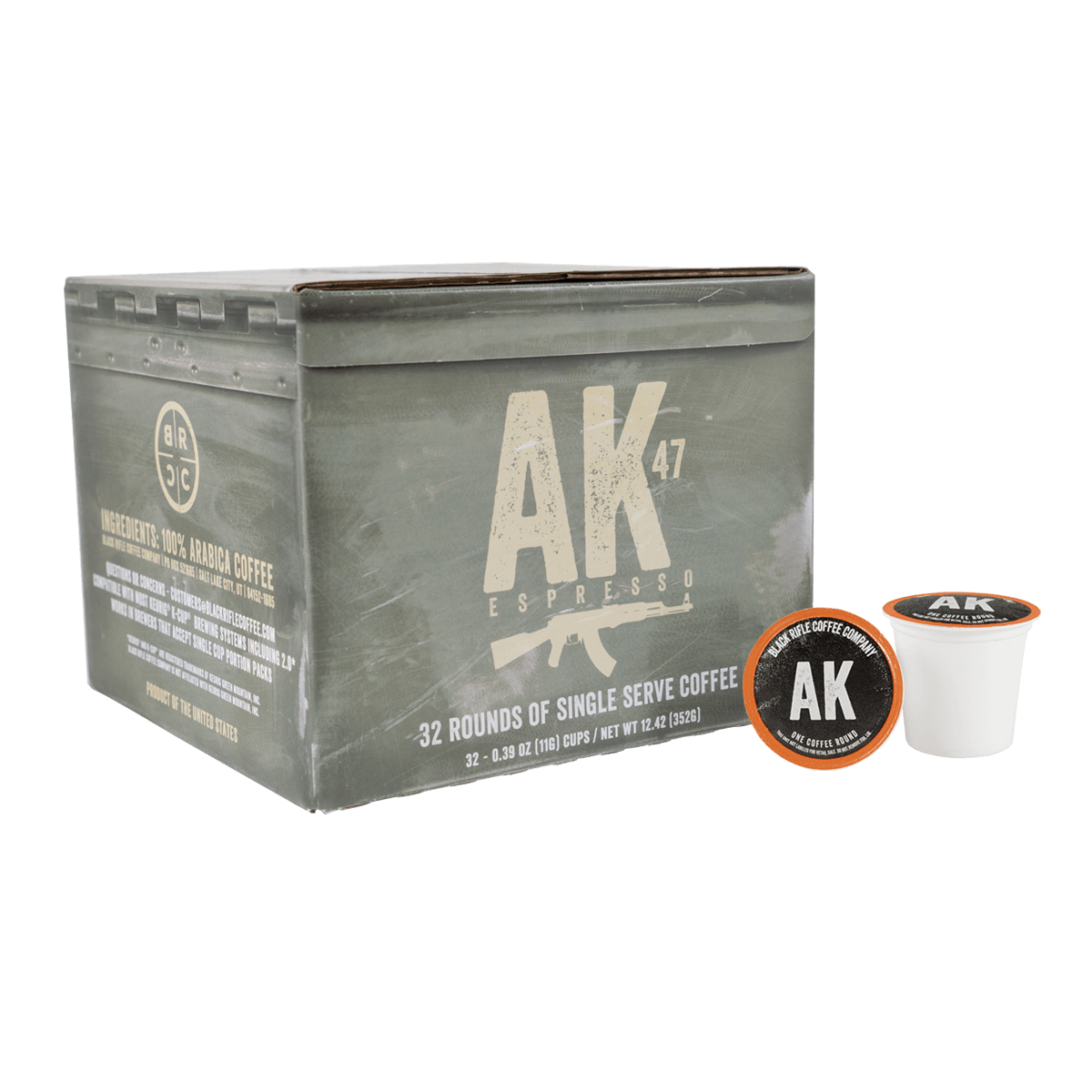 AK Espresso Espresso Blend Coffee Rounds